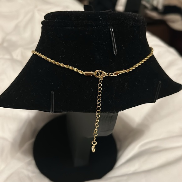 Authentic Louis Vuitton Lock and Key Gold Color with Random GP Chain Necklace - Picture 3 of 4